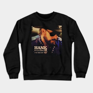 Honoring the Outlaw Hank Jr.'s Legend Crewneck Sweatshirt